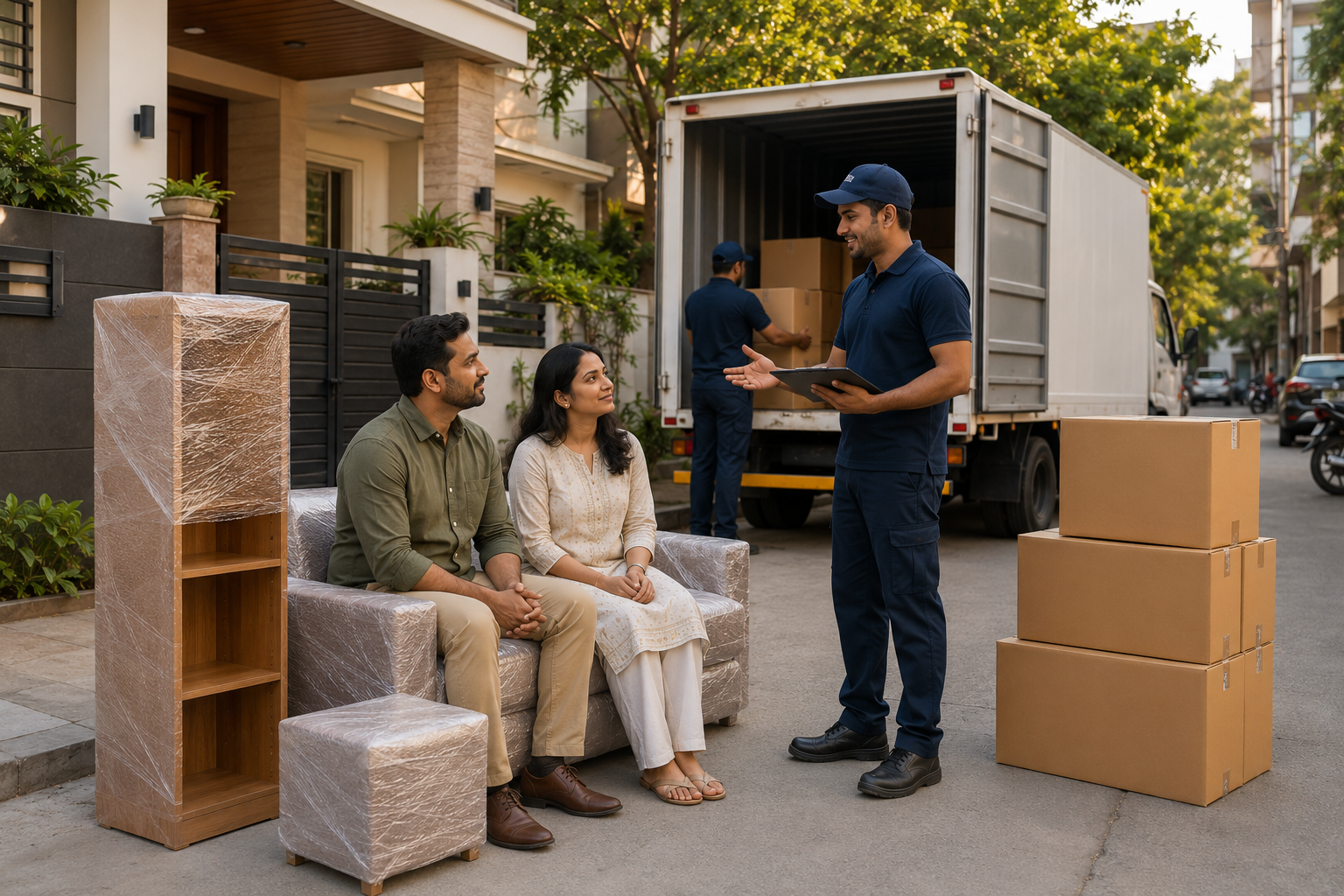 Why choose Shiv Gorakh Packers and Movers - Professional packing and moving team at work